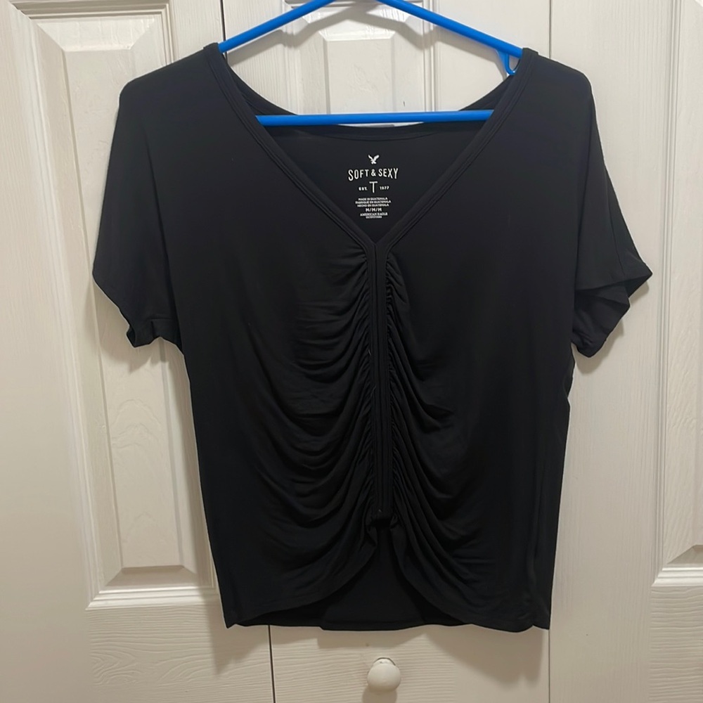 AE soft & sexy black top